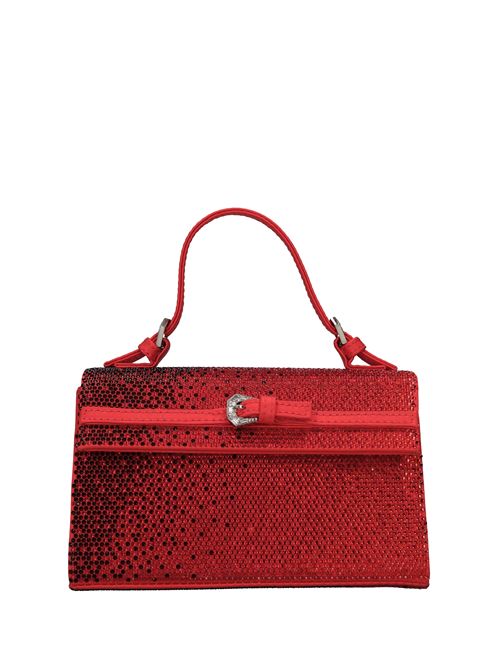 Borsa mini in raso e strass GEDEBE | SOPHIE MINI SATIN CRYSTAL DEGRADEROSSO